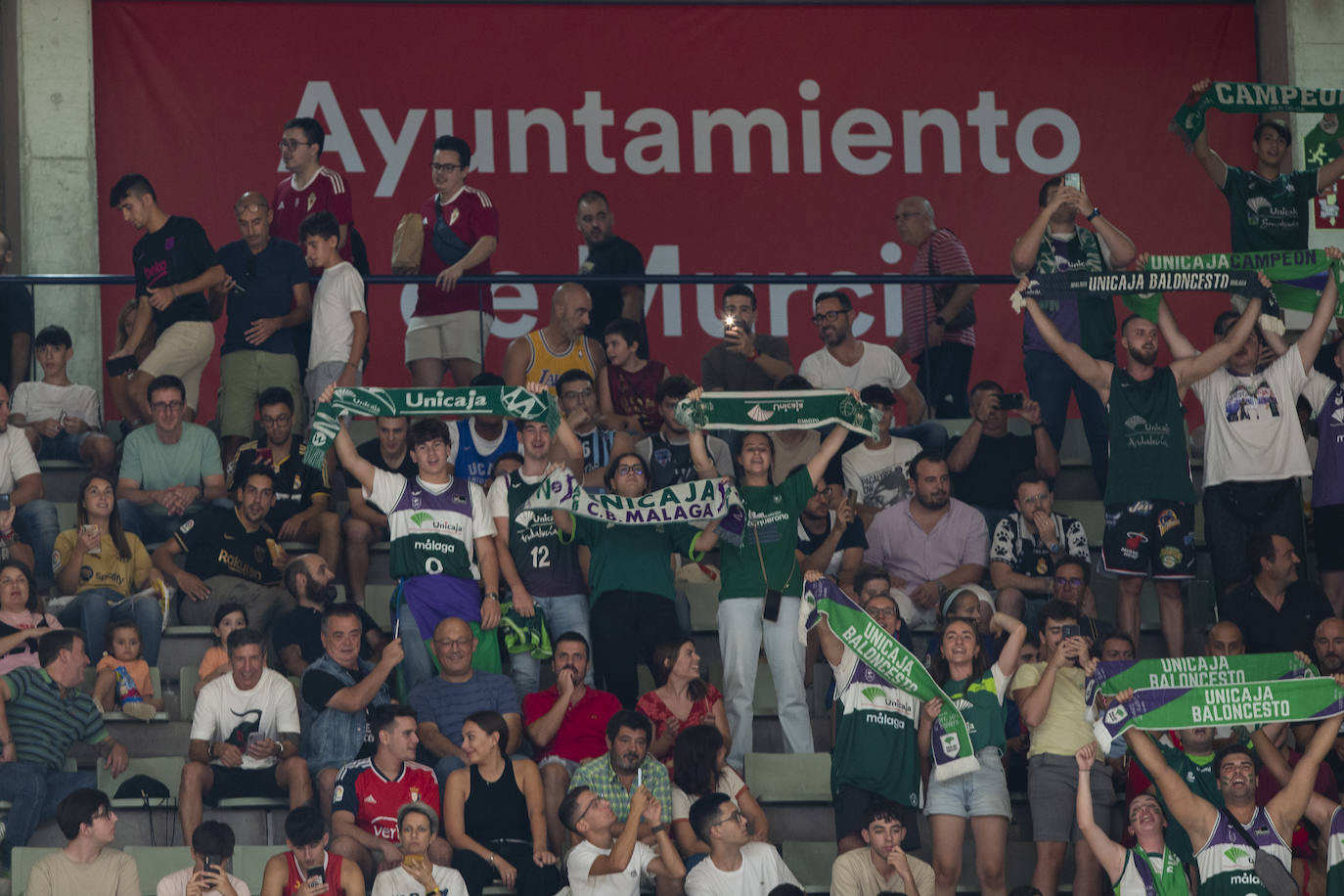 Las mejores imágenes del partido del Unicaja frente al UCAM