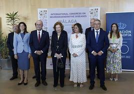 La reina Sofía inaugura el Congreso Internacional sobre Enfermedades Neurodegenerativas en Málaga