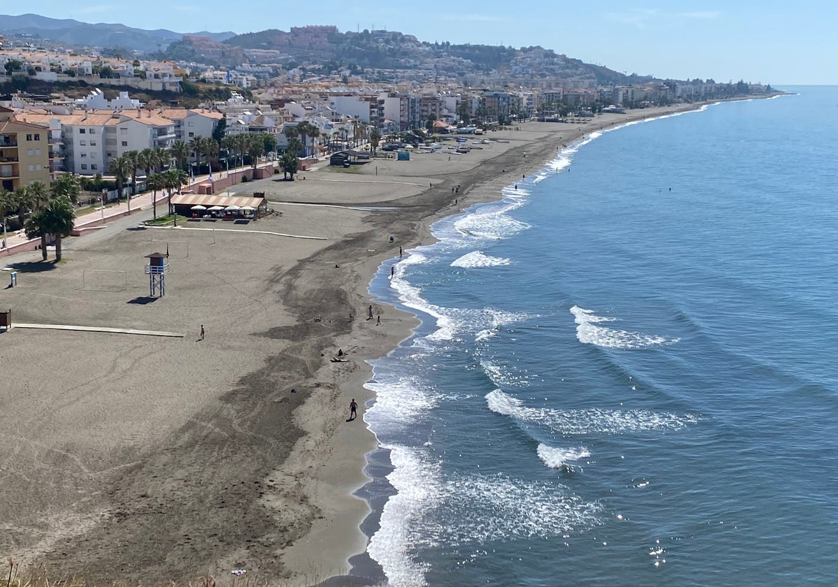 Vista panorámica del litoral rinconero.