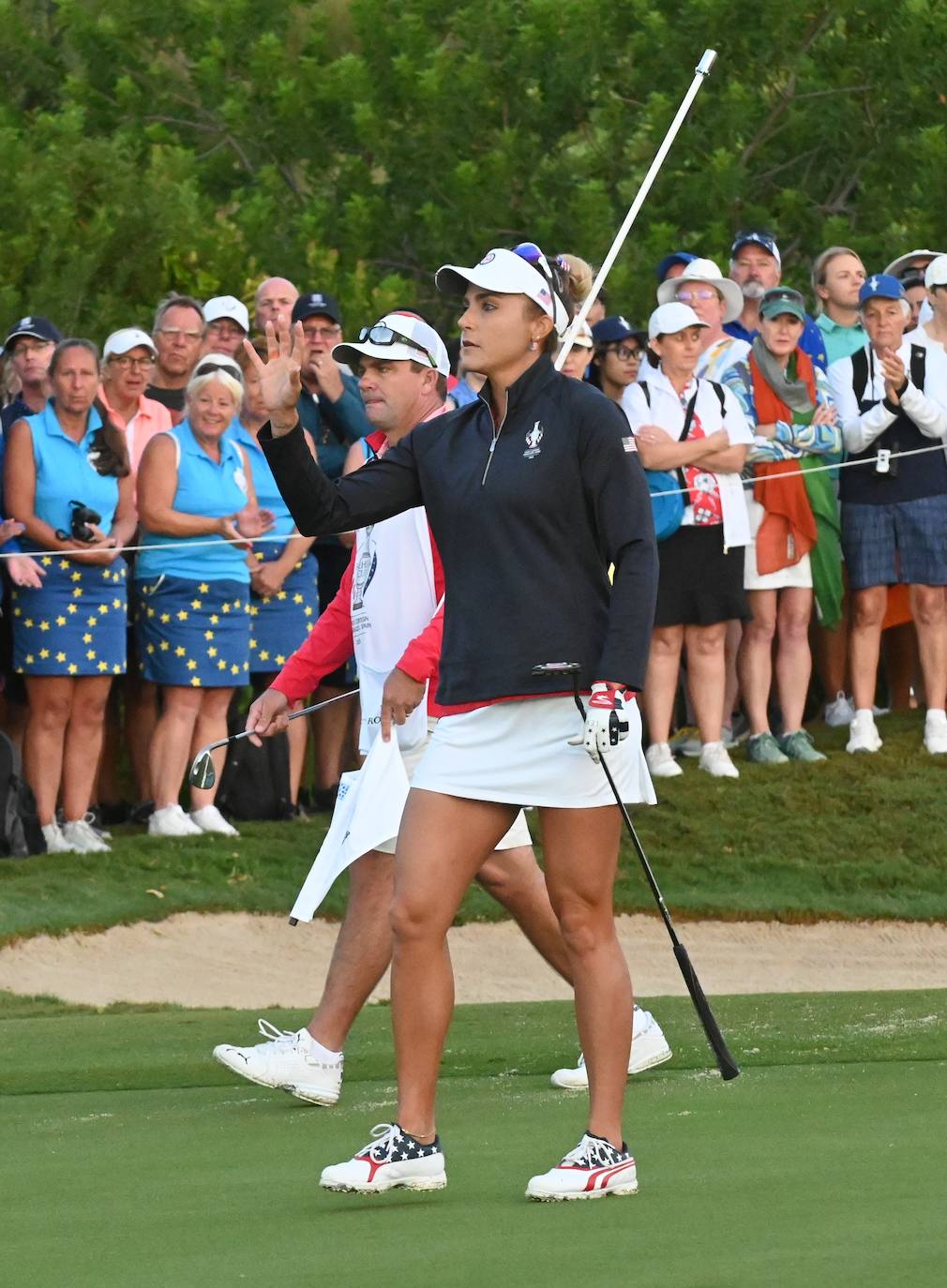 Primera jornada de la Solheim Cup de golf en Casares