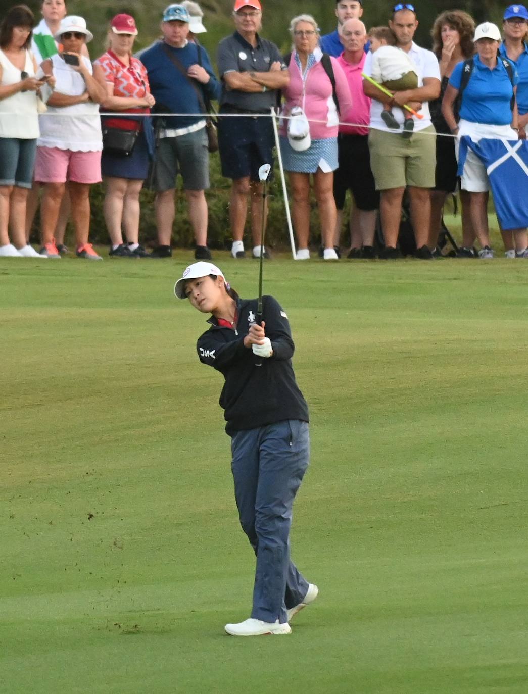 Primera jornada de la Solheim Cup de golf en Casares