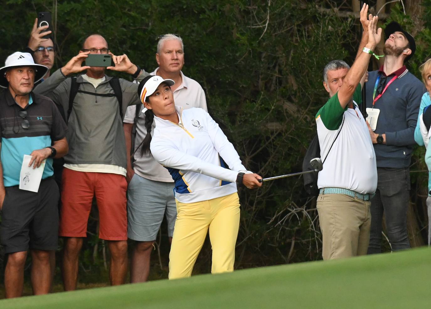 Primera jornada de la Solheim Cup de golf en Casares