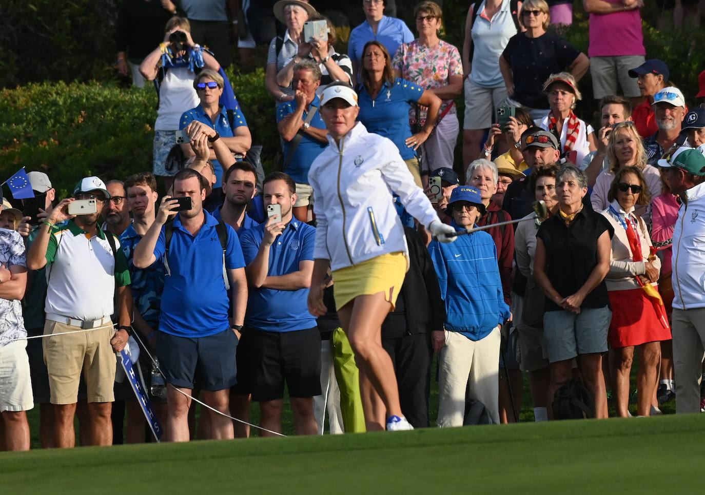 Primera jornada de la Solheim Cup de golf en Casares