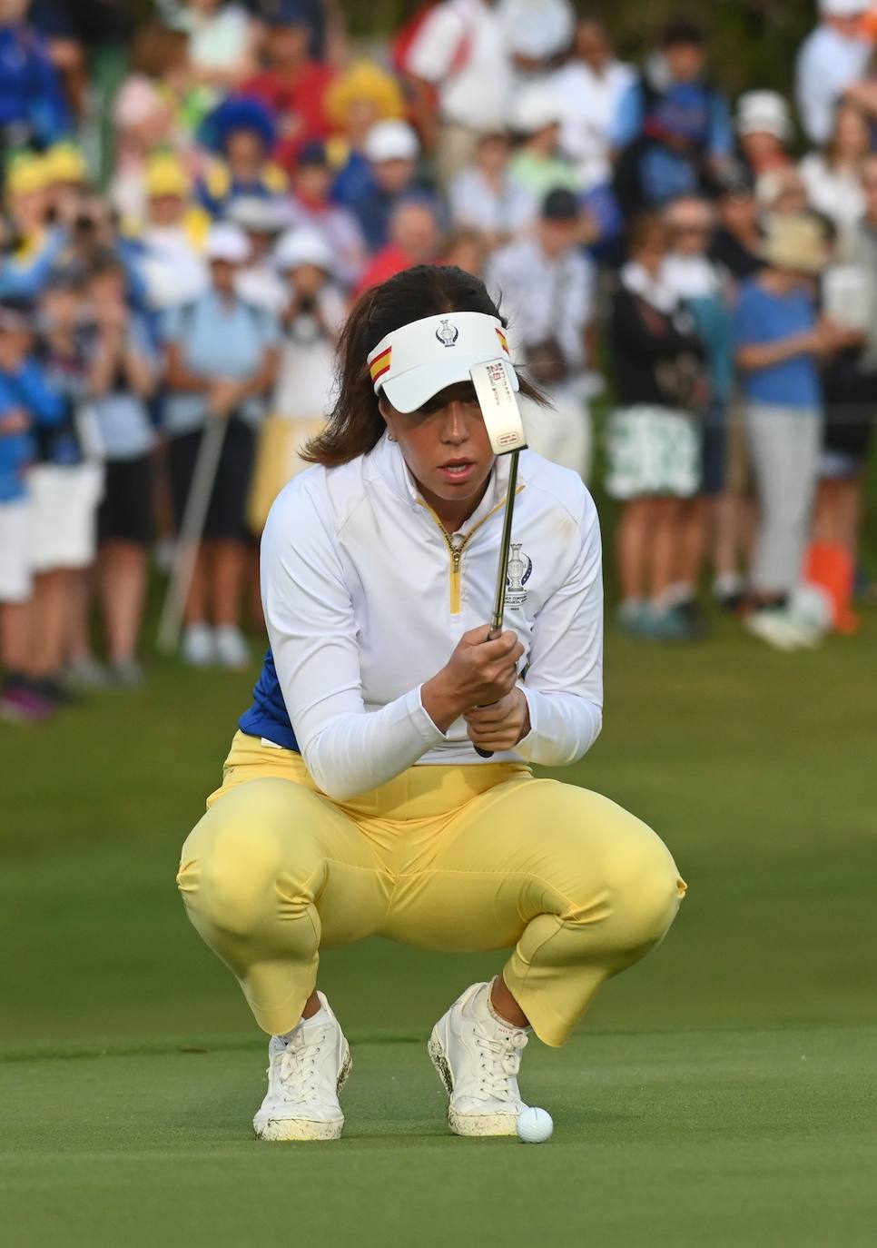 Primera jornada de la Solheim Cup de golf en Casares