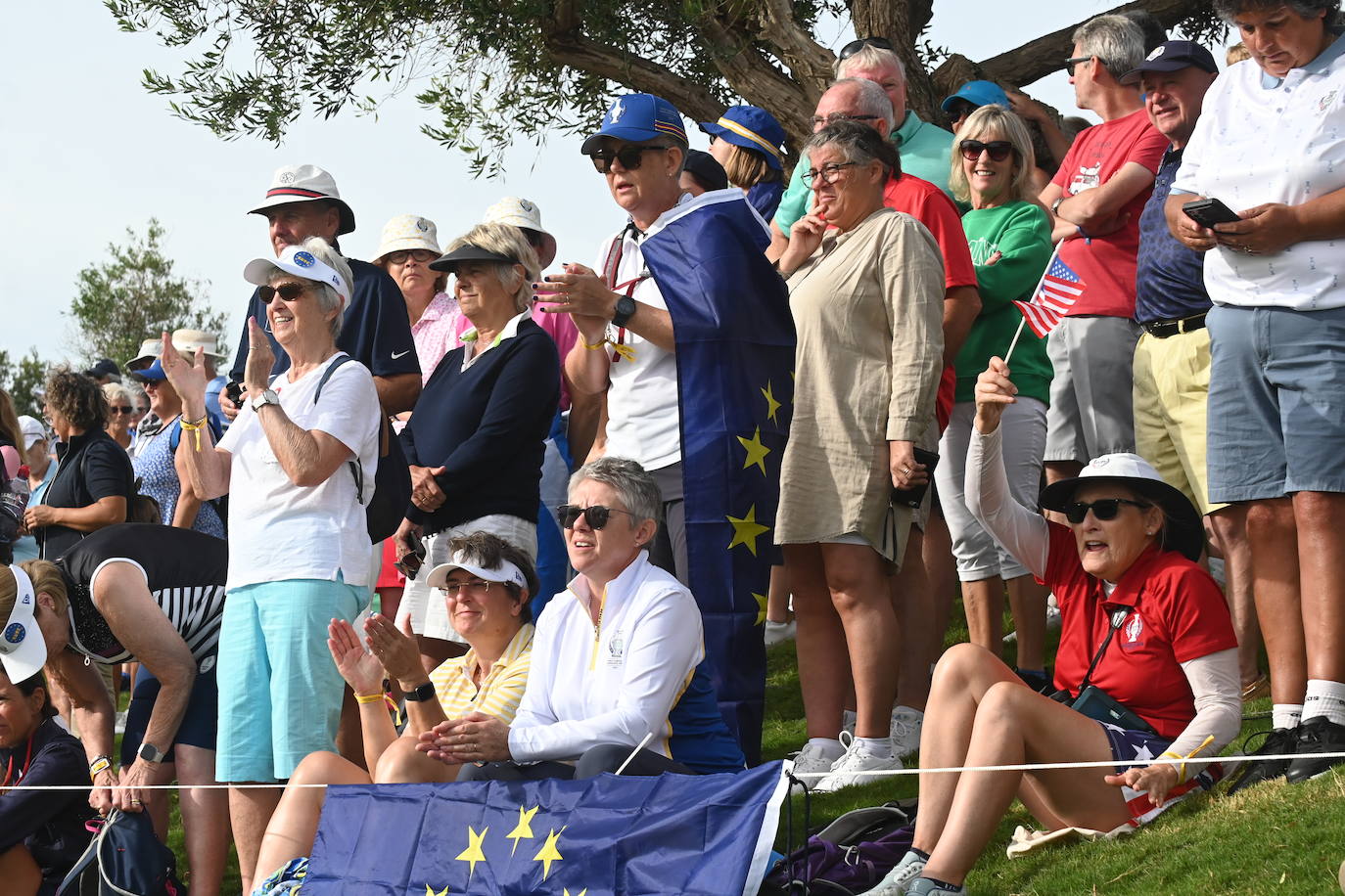 Primera jornada de la Solheim Cup de golf en Casares