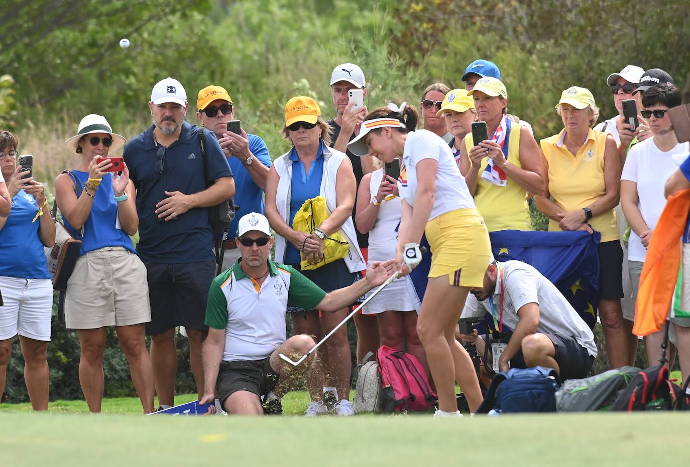 Primera jornada de la Solheim Cup de golf en Casares