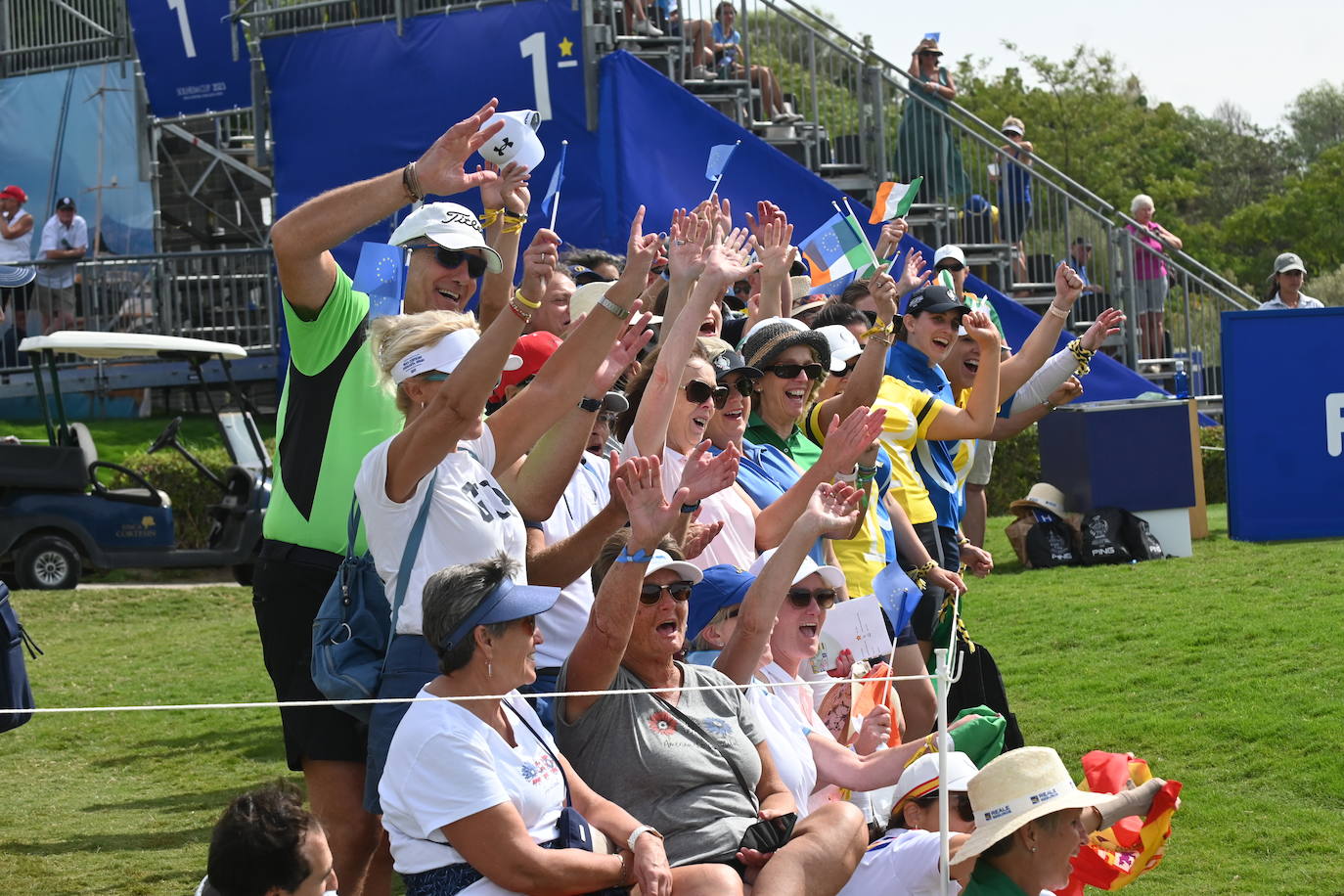 Primera jornada de la Solheim Cup de golf en Casares