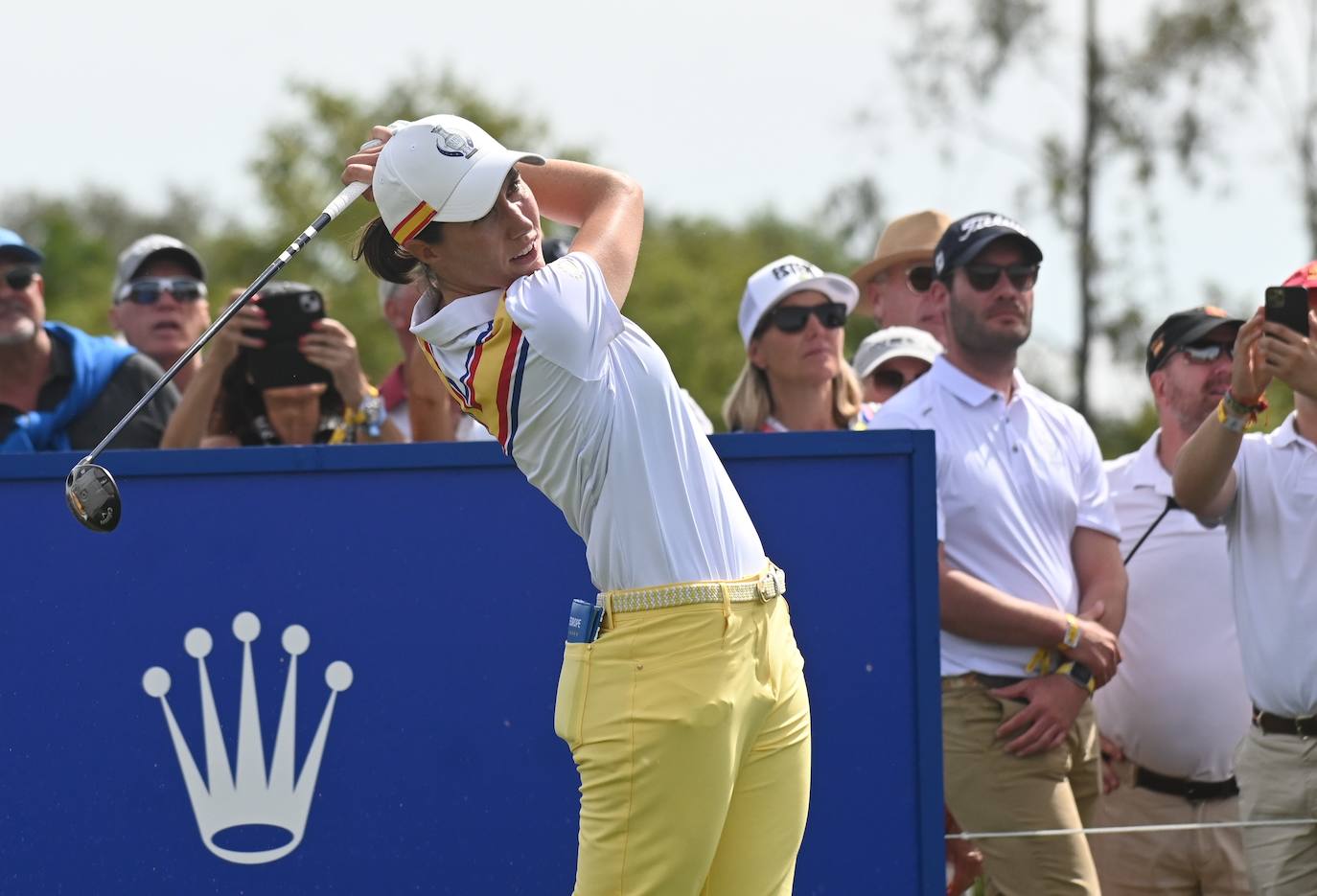 Primera jornada de la Solheim Cup de golf en Casares