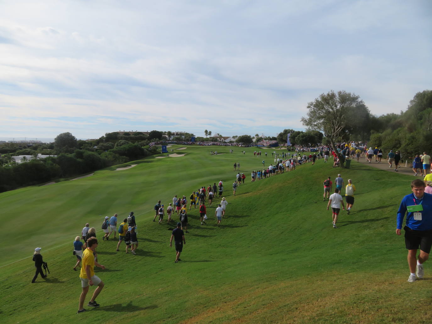 Primera jornada de la Solheim Cup de golf en Casares