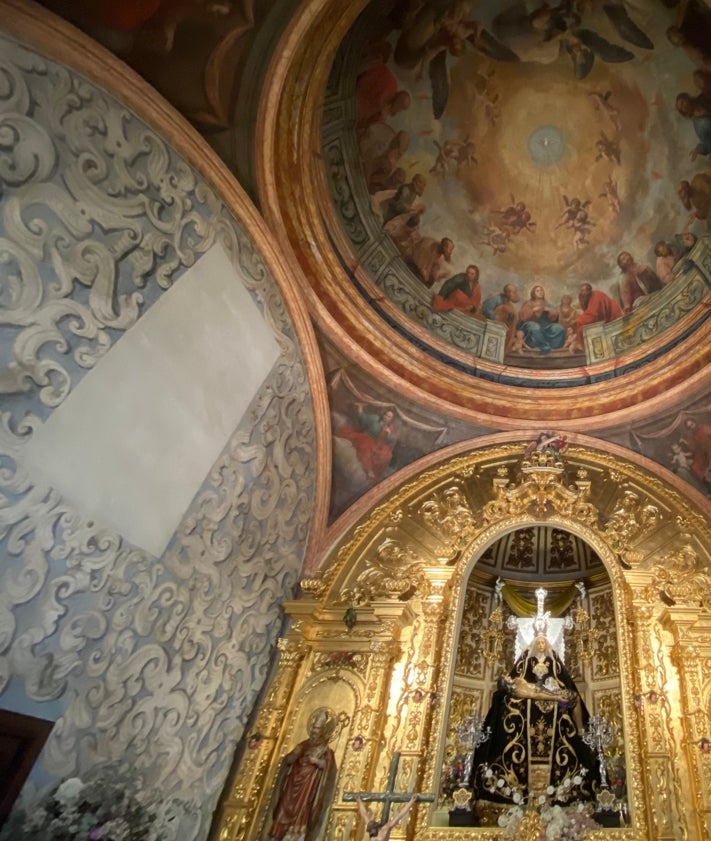 Imagen secundaria 2 - Tres imágenes de la ermita nerjeña de Las Angustias, declarada desde esta semana como Bien de Interés Cultural.