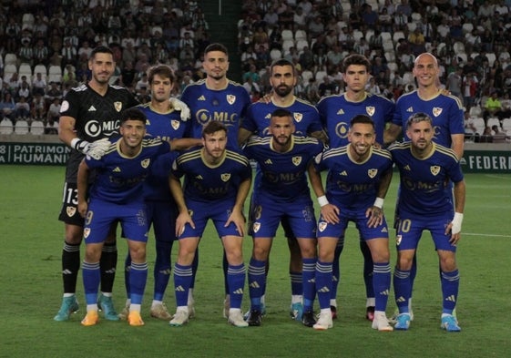 El once tipo con el que viene jugando el Linares las últimas jornadas.