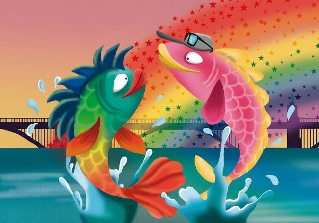 Parte de una ilustración del cuento.