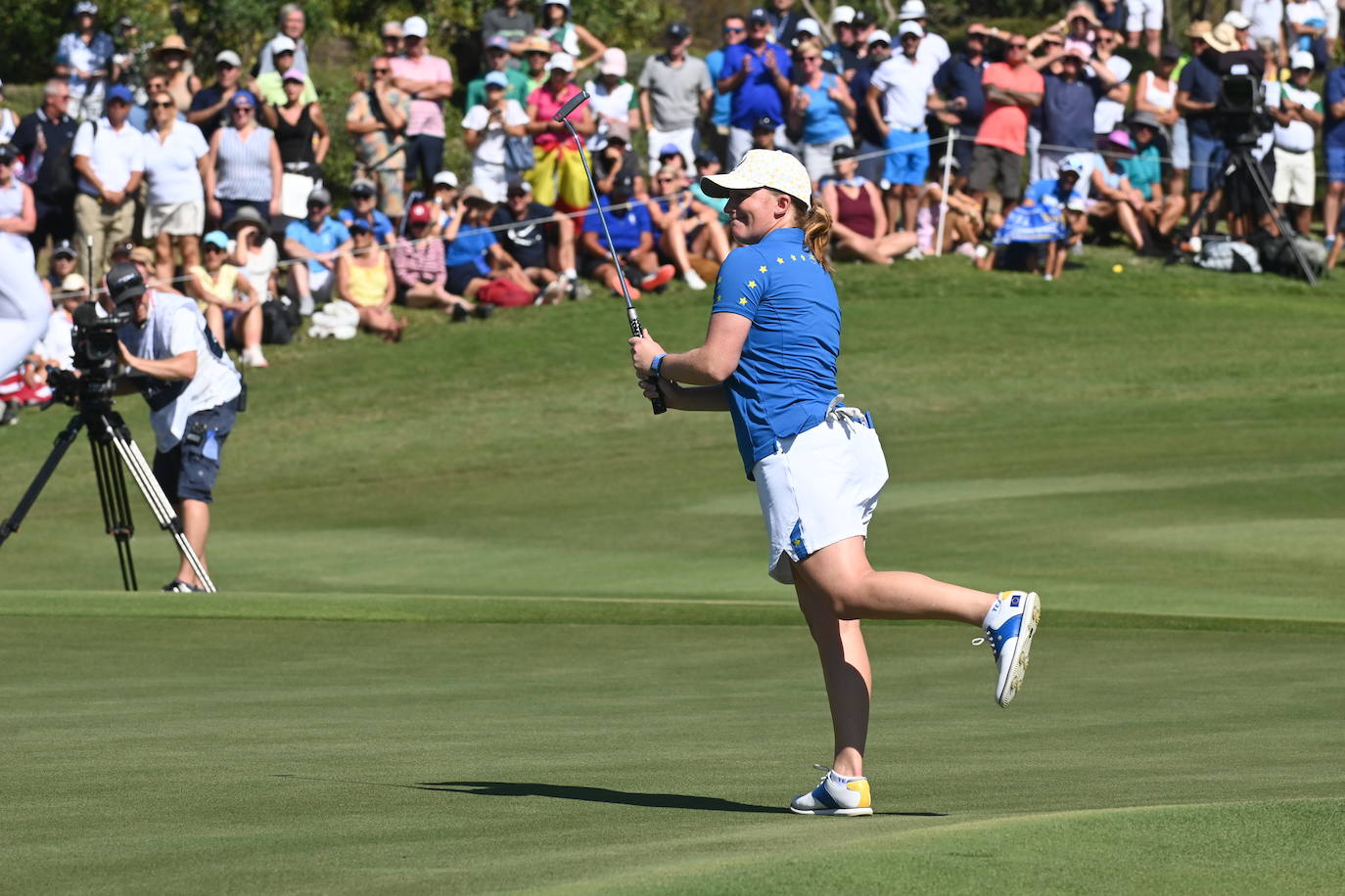 Las mejores imágenes del final de la Solheim Cup en Málaga