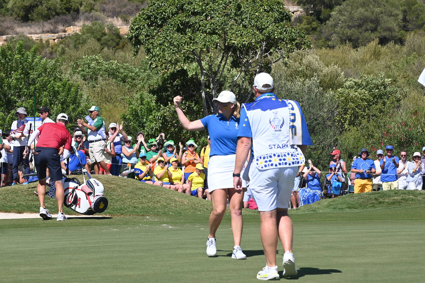 Las mejores imágenes del final de la Solheim Cup en Málaga