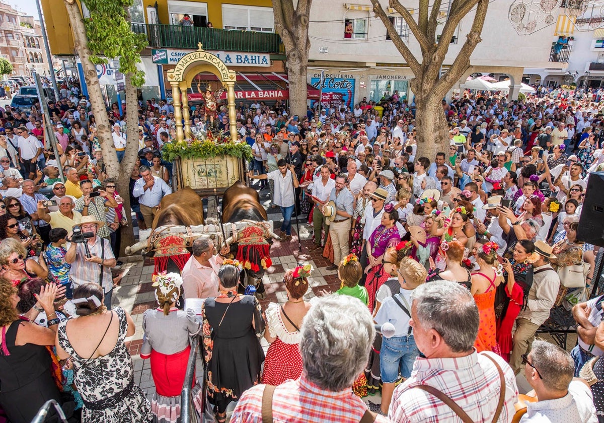 Ambiente en la romería de Torremolinos.