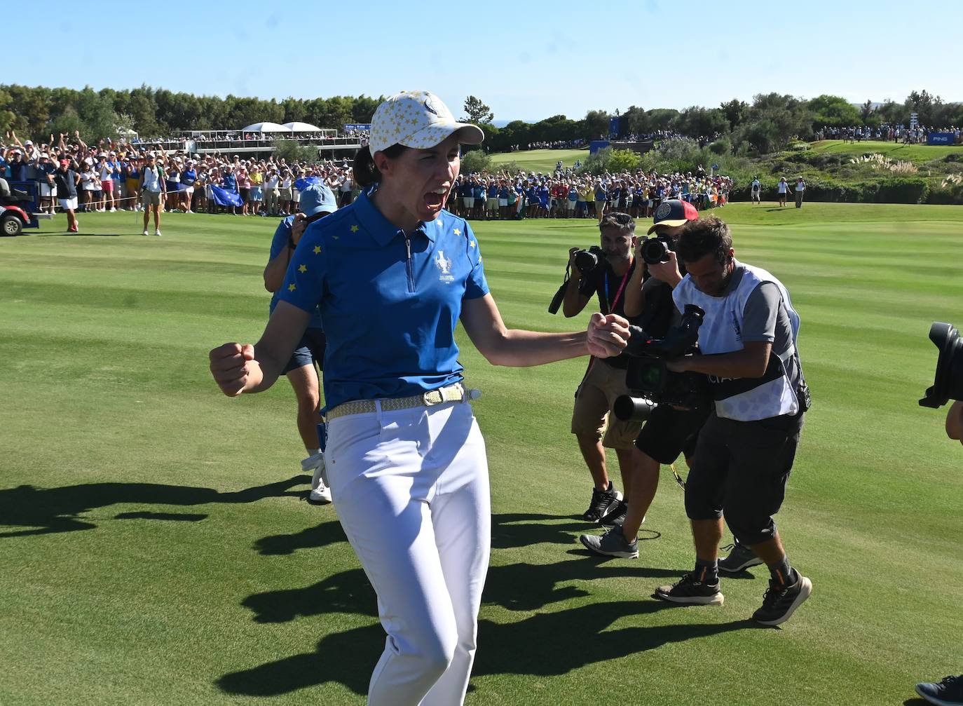 Las mejores imágenes del final de la Solheim Cup en Málaga