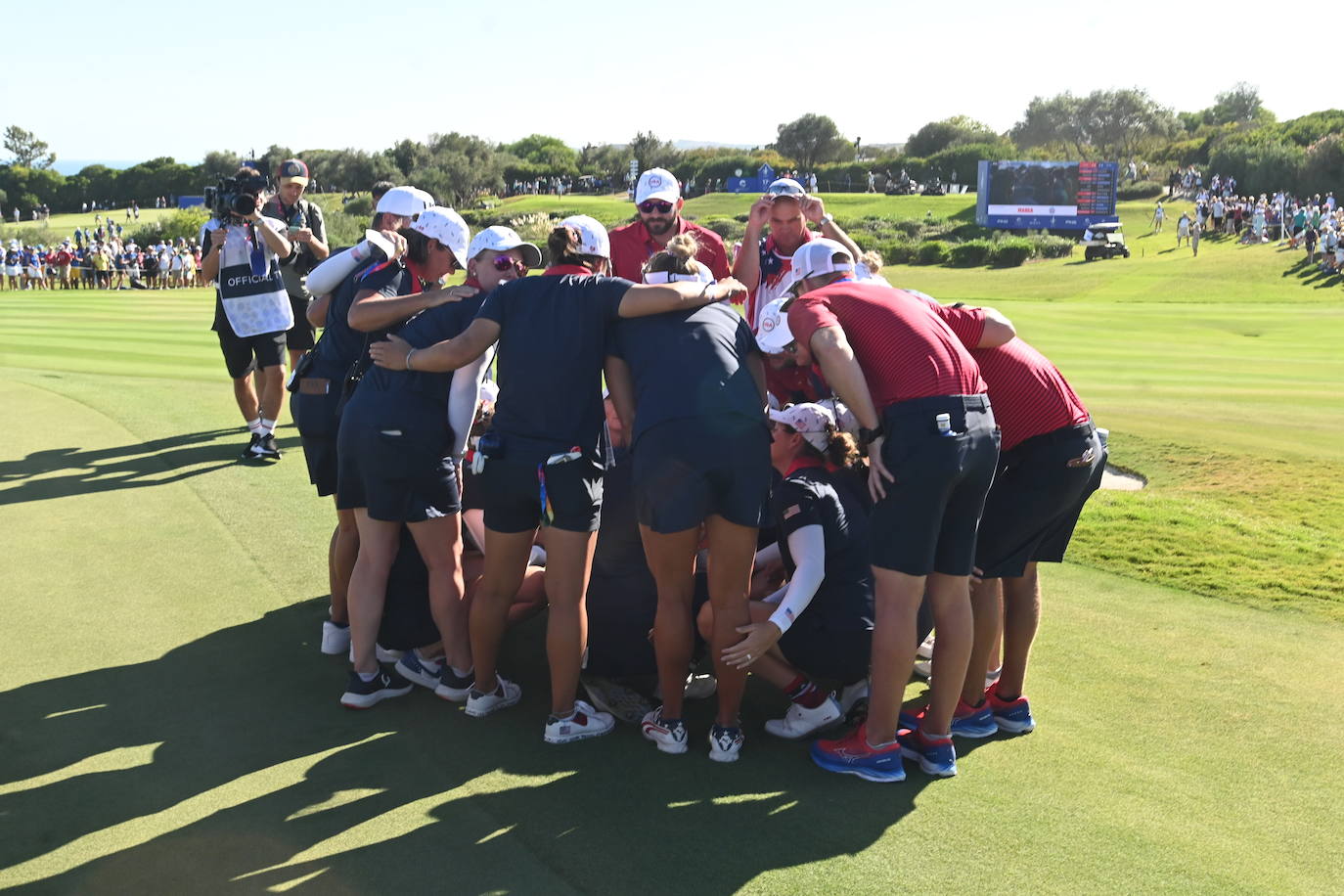 Las mejores imágenes del final de la Solheim Cup en Málaga