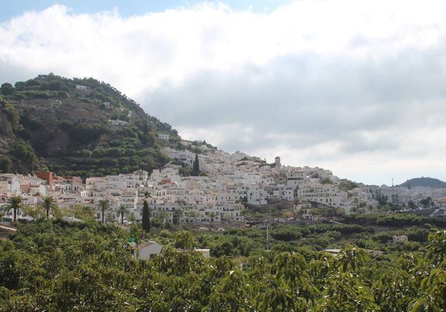 Vista panorámica de Frigiliana.