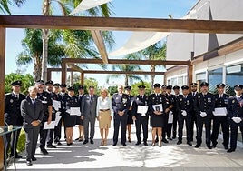 Entrega de medallas a la Policía Local de Marbella.