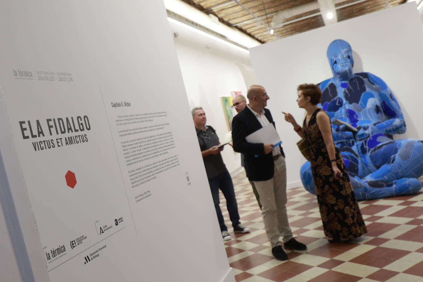 La exposición de Ela Fidalgo en La Térmica, en imágenes