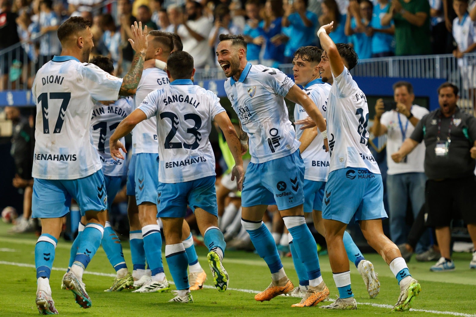 Las mejores imágenes del Málaga C. F. - San Fernando