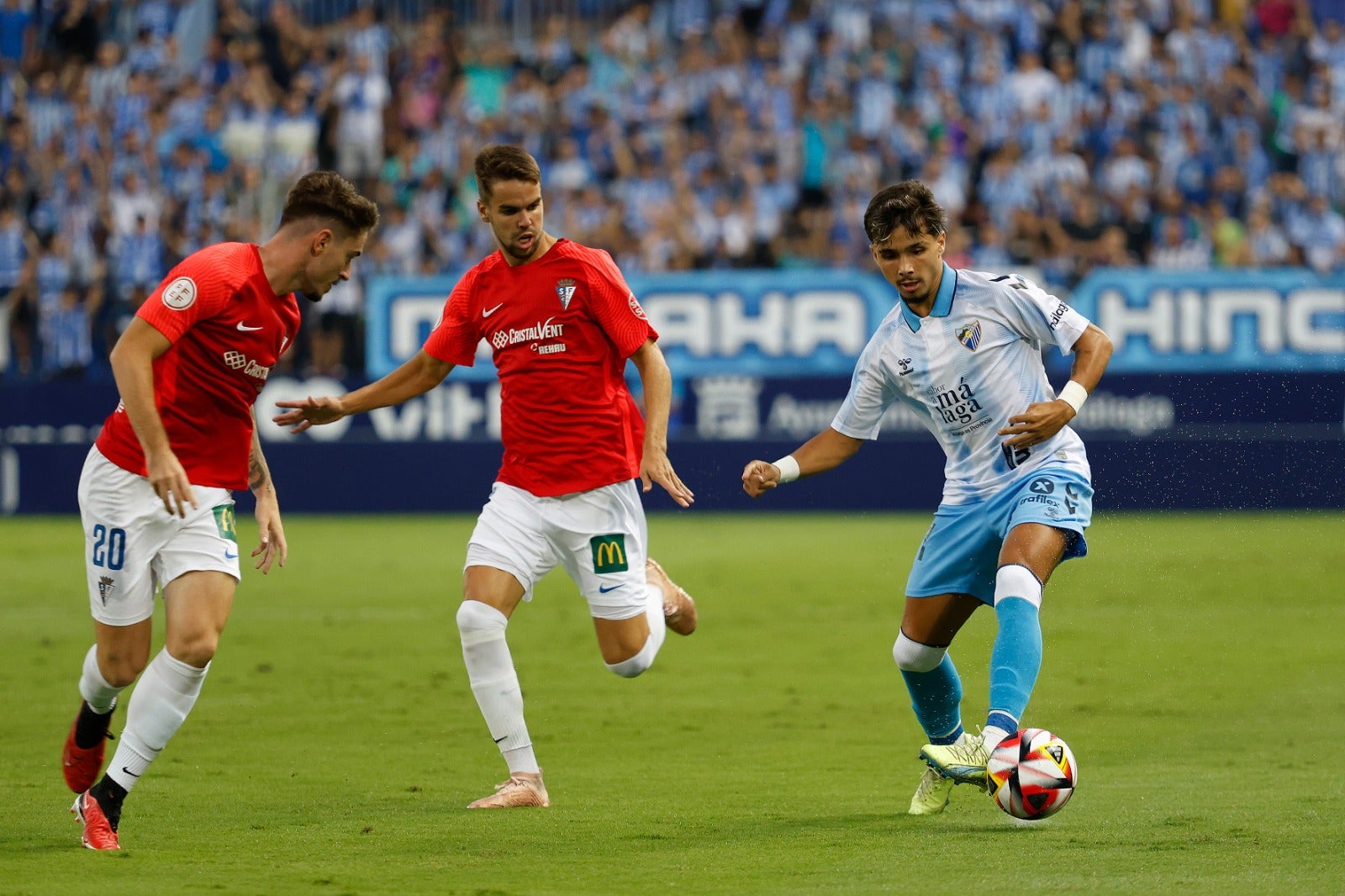 Las mejores imágenes del Málaga C. F. - San Fernando