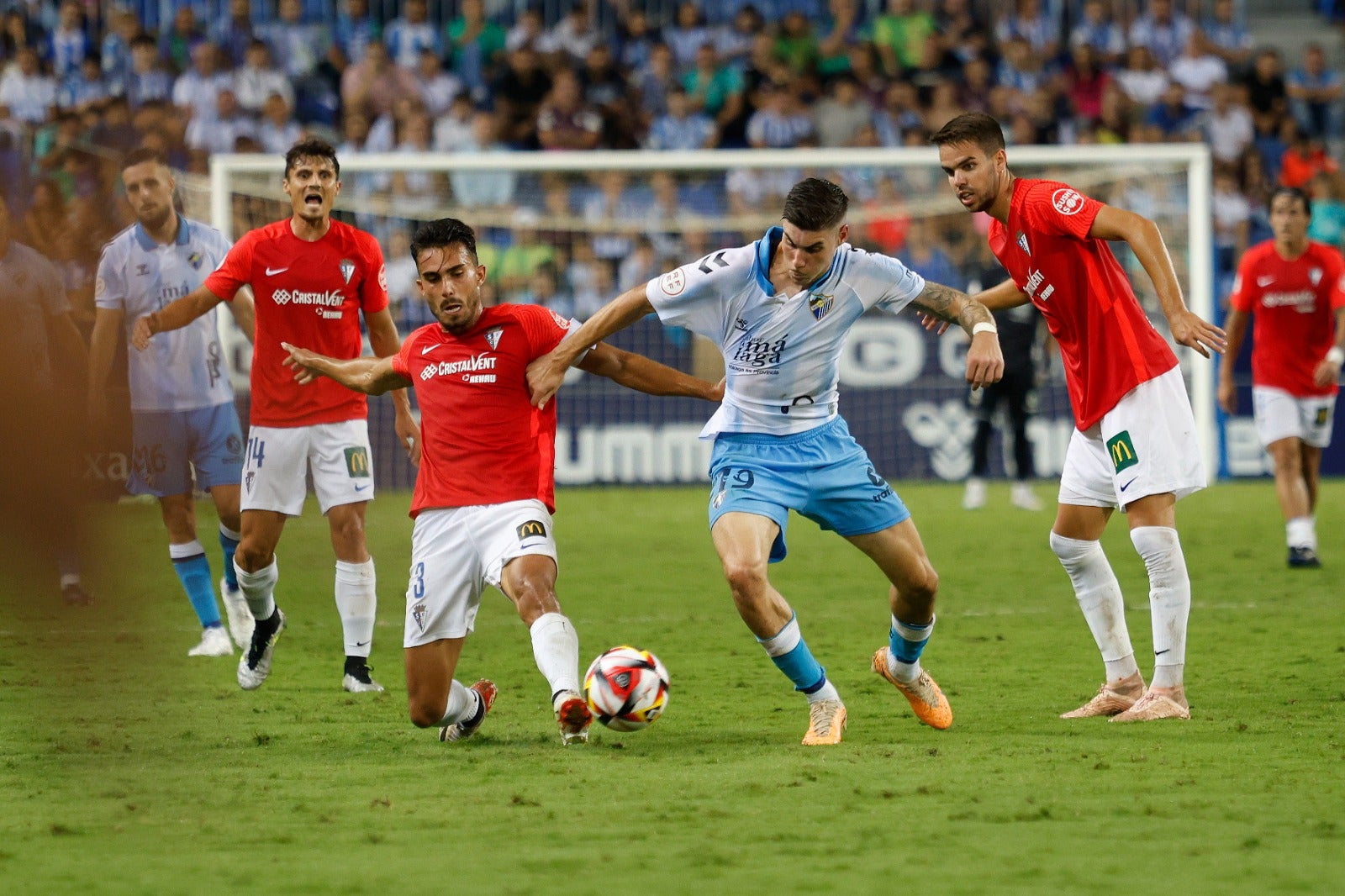 Las mejores imágenes del Málaga C. F. - San Fernando