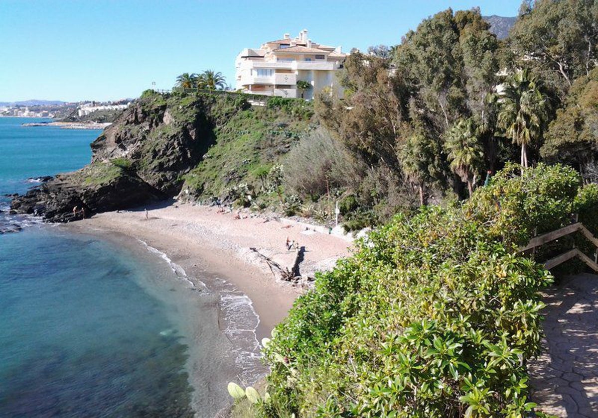 Vista del entorno de la playa Benalnature.