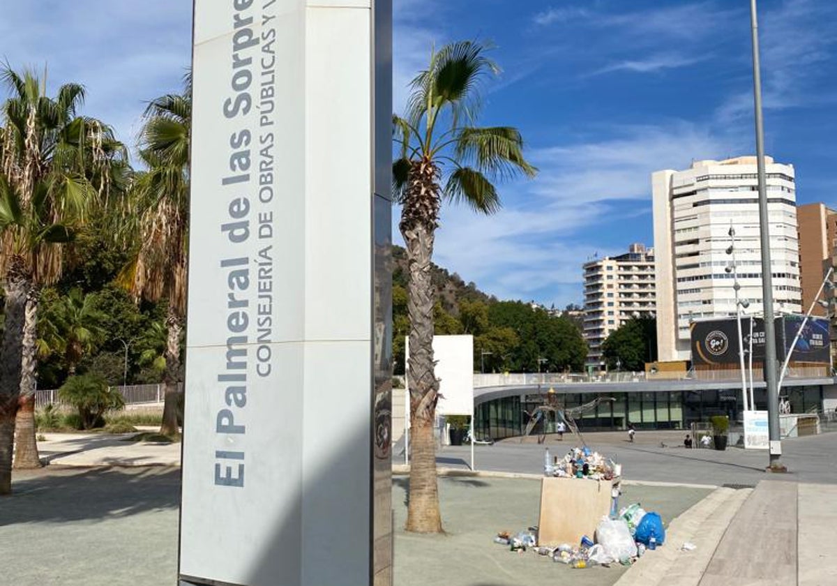 Vista de la situación de las papeleras