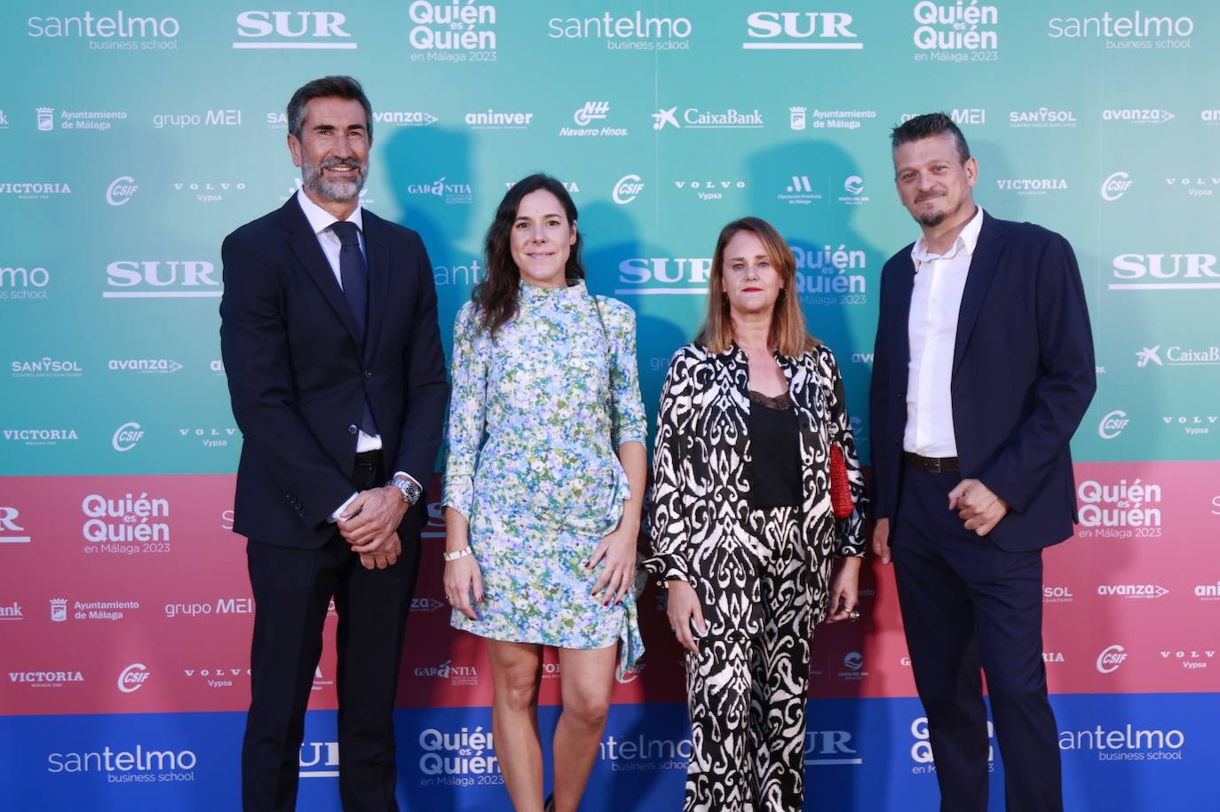 Luis Martín, Elisa González, Edurne Elvira y Francisco Borrego.