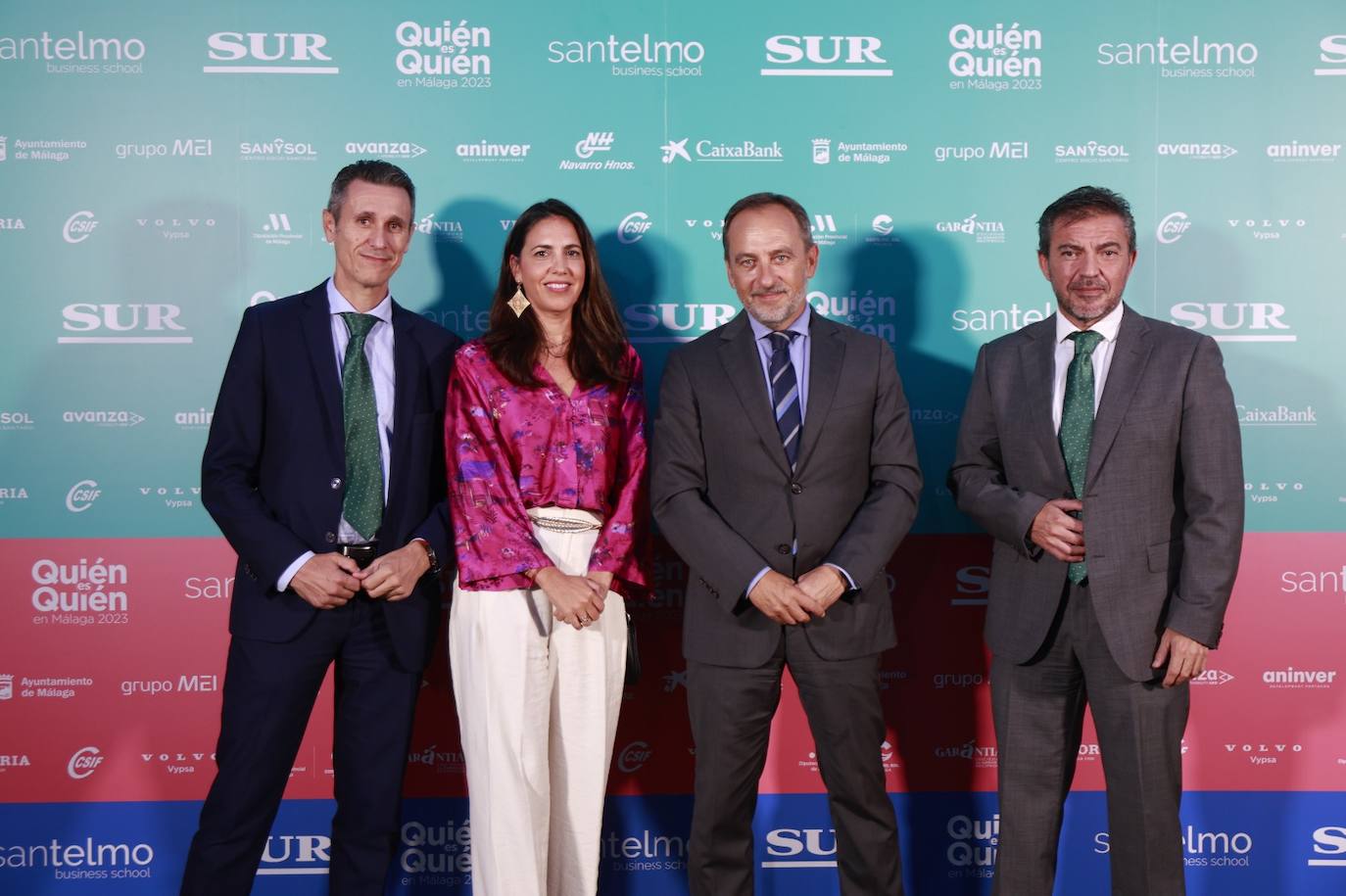 Francisco Reguera, Agustín Sánchez, Marisol Pérez y Antonio Martín.
