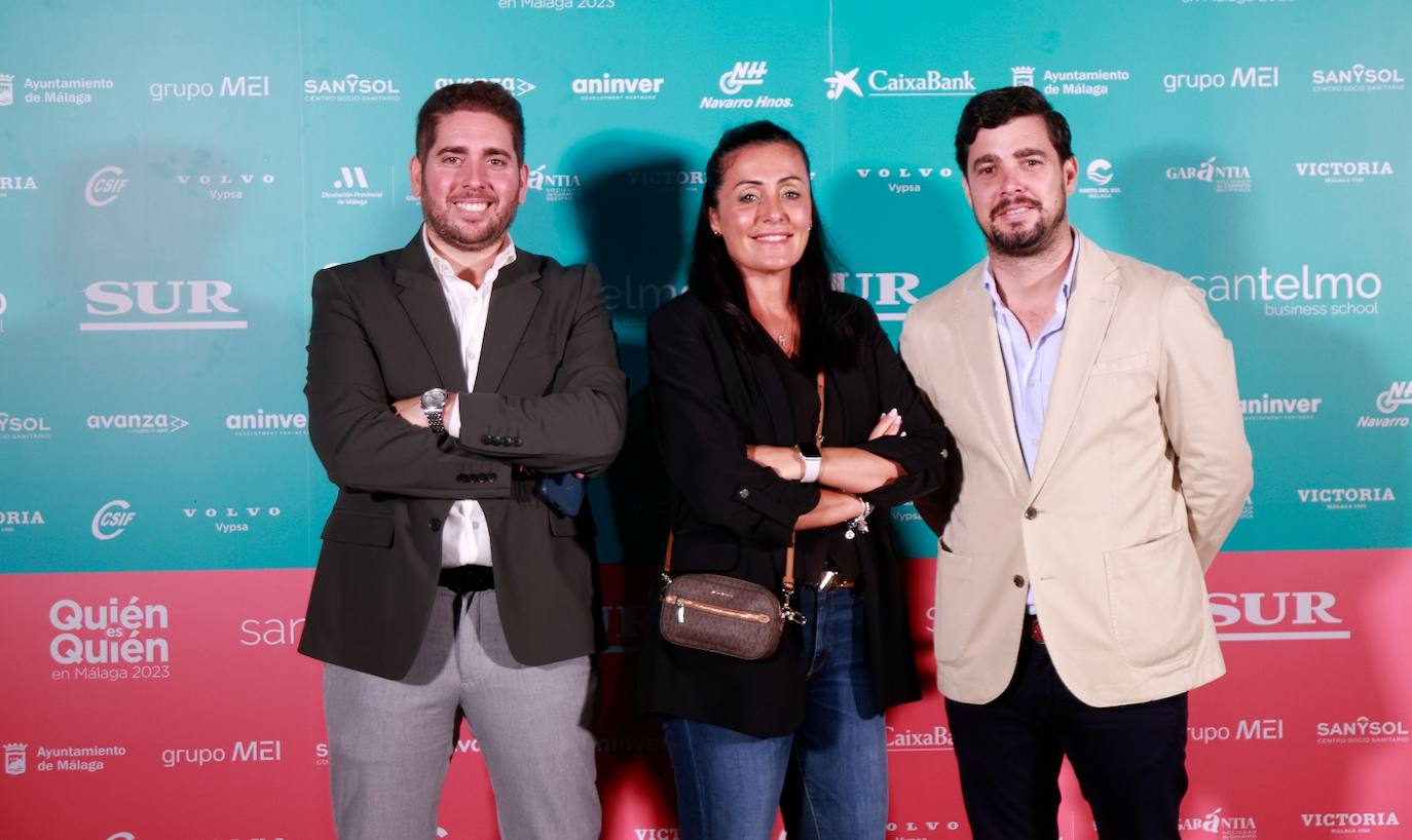 Ángel Acha, Pepa Moreno y Germán Bautista. 
