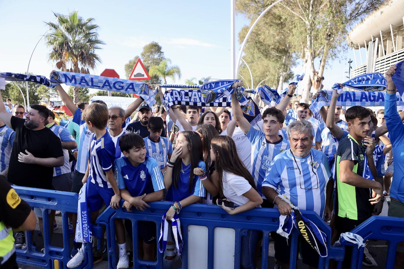 El Recreativo de Huelva-Málaga, en imágenes