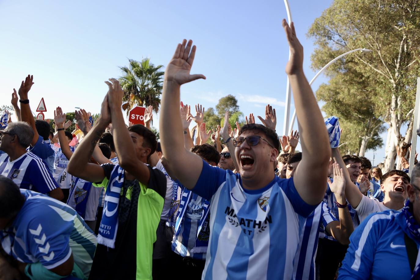 El Recreativo de Huelva-Málaga, en imágenes