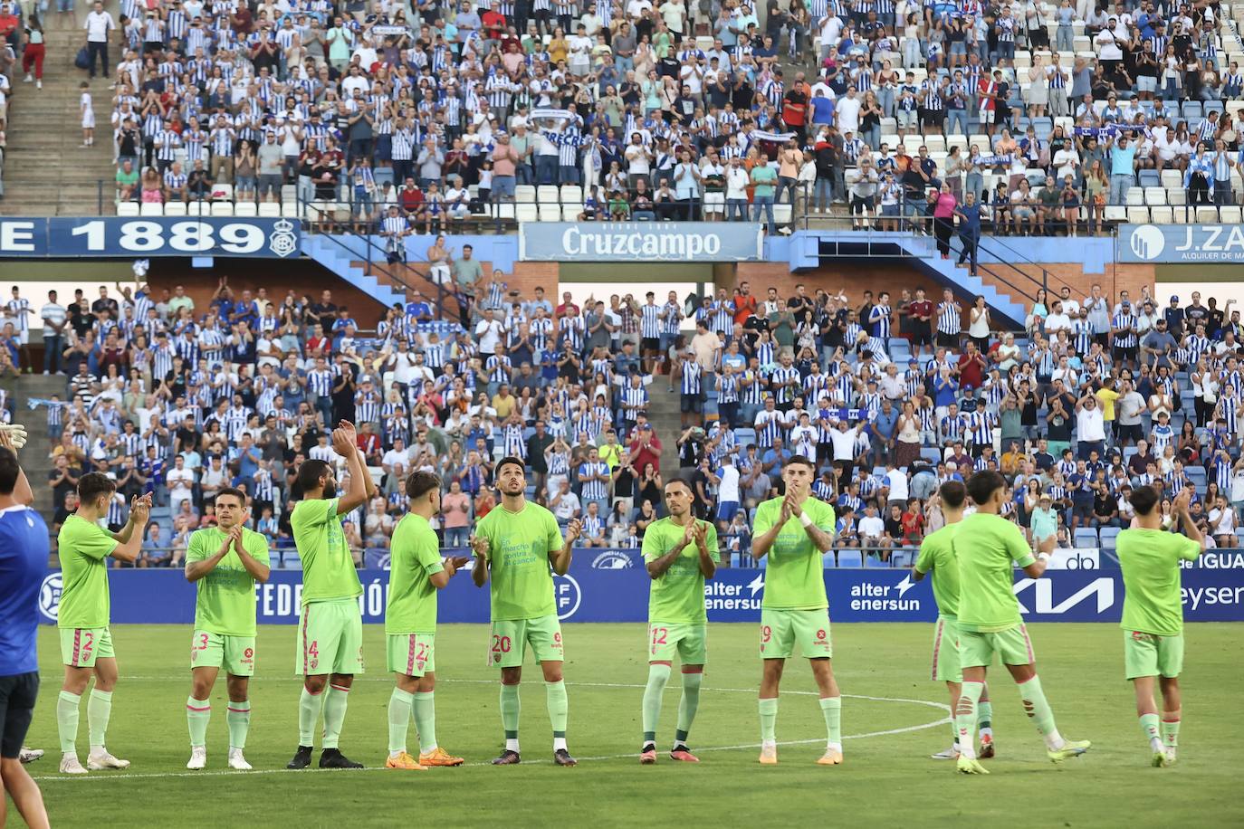 El Recreativo de Huelva-Málaga, en imágenes