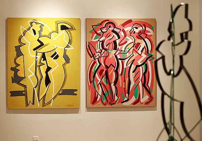 Aunque predomina la pintura, la escultura también está presente en la colección donada a Málaga.