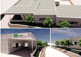 Recreación de cómo será el futuro centro de salud de Cuevas de San Marcos.