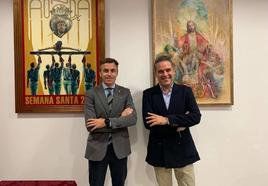 Arrocha y el autor.