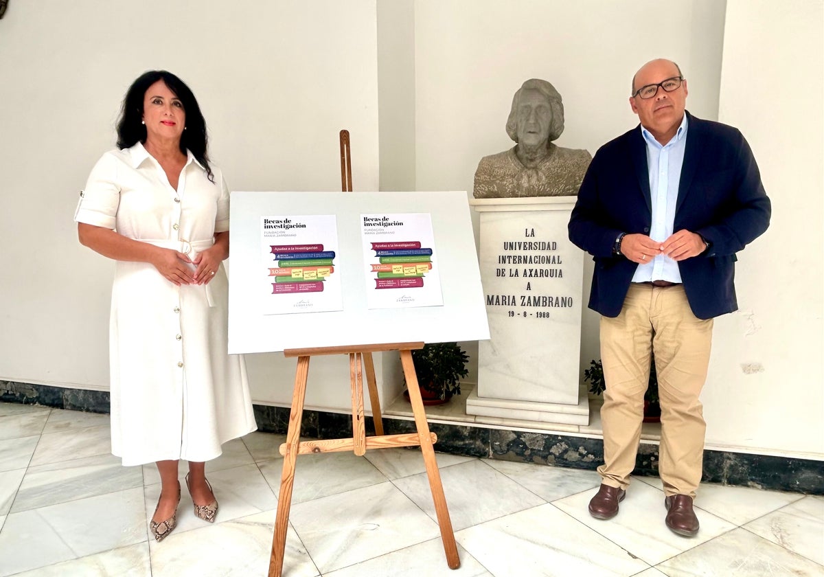 Acto de presentación de las becas en la Fundación María Zambrano.