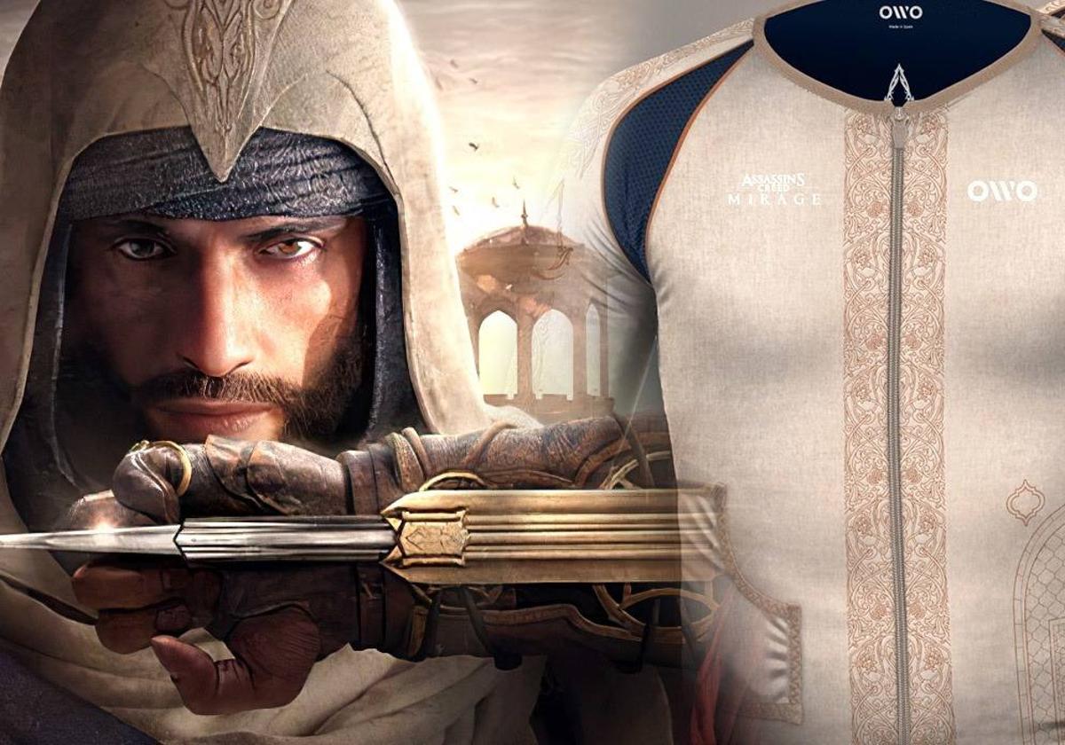 Videoanálisis de Assassin&#039;s Creed: Mirage y el traje háptico OWO