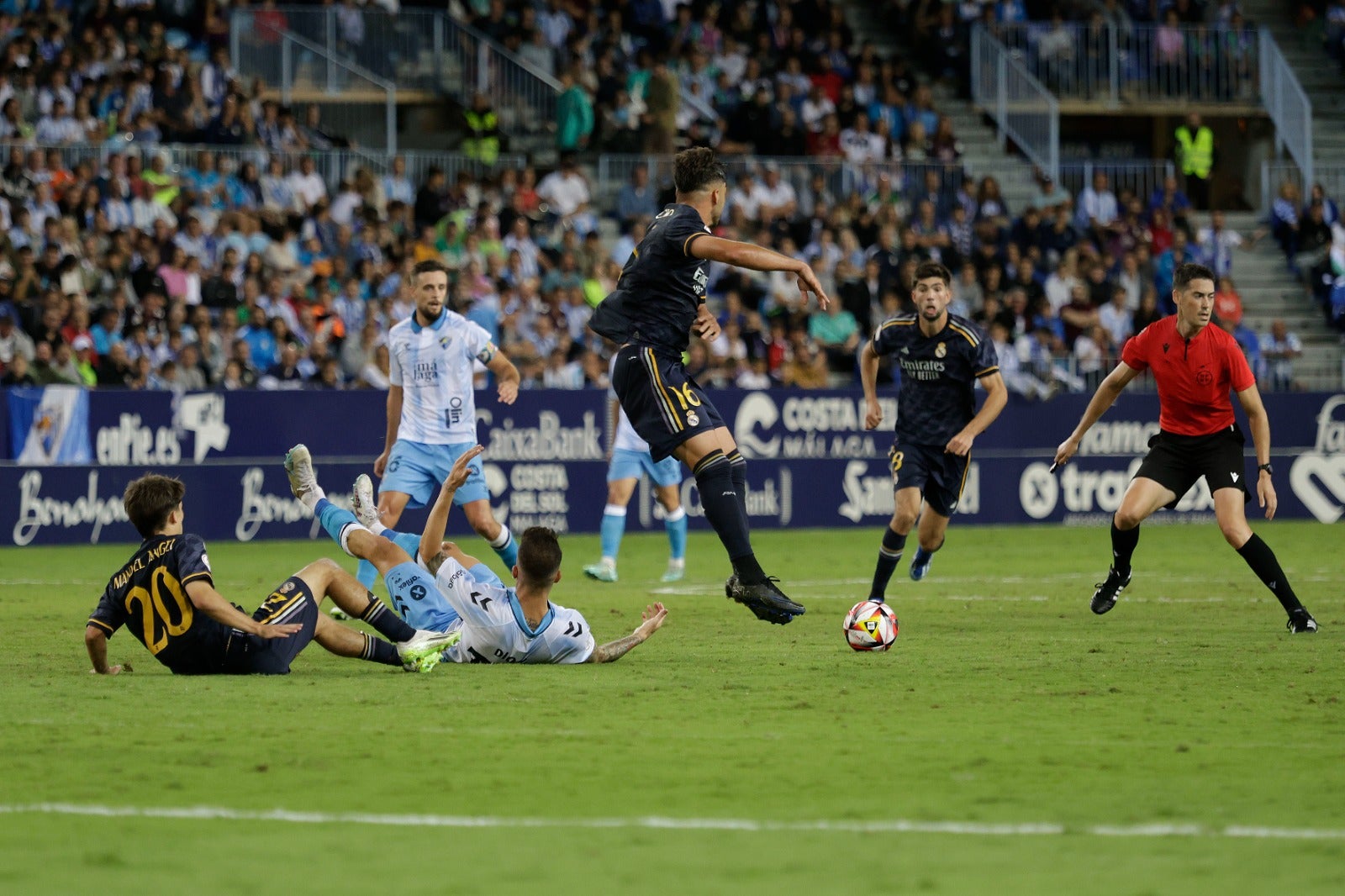 Las mejores imágenes del Málaga - Real Madrid Castilla