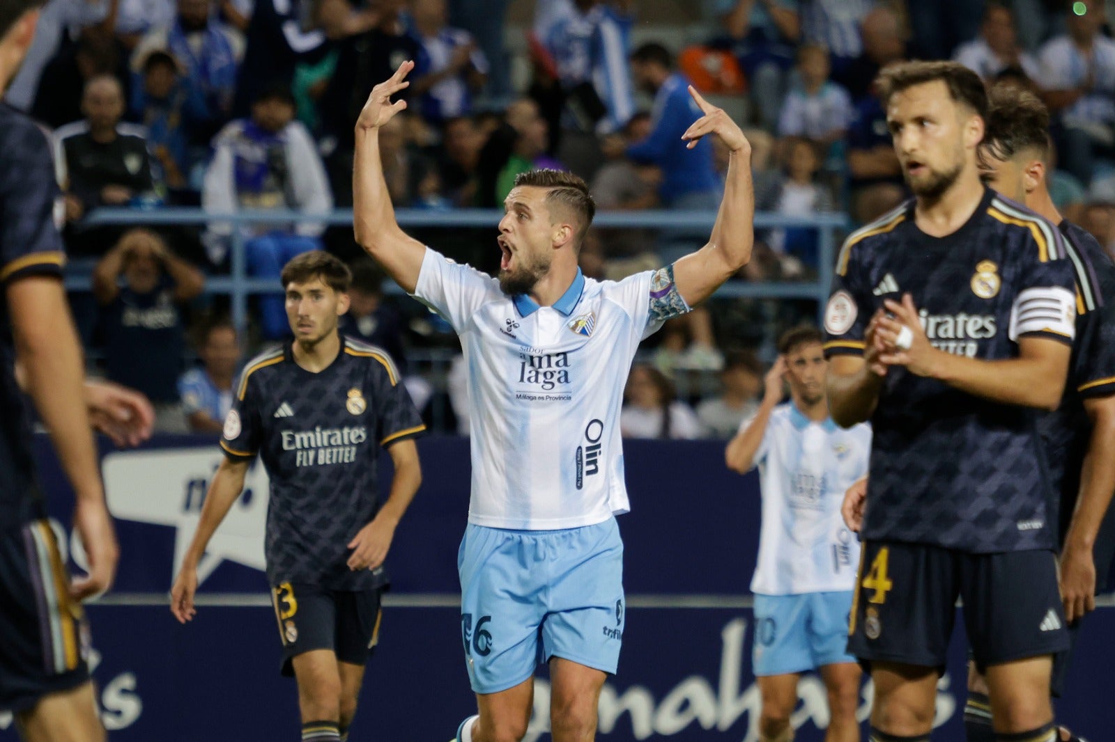 Las mejores imágenes del Málaga - Real Madrid Castilla