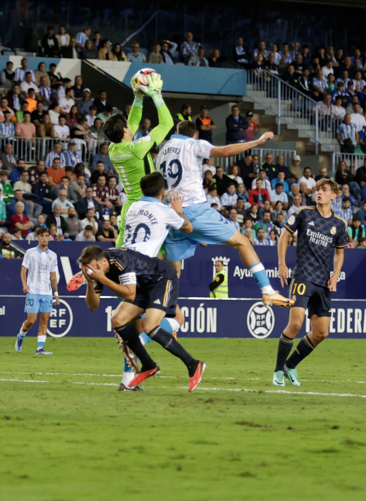 Las mejores imágenes del Málaga - Real Madrid Castilla