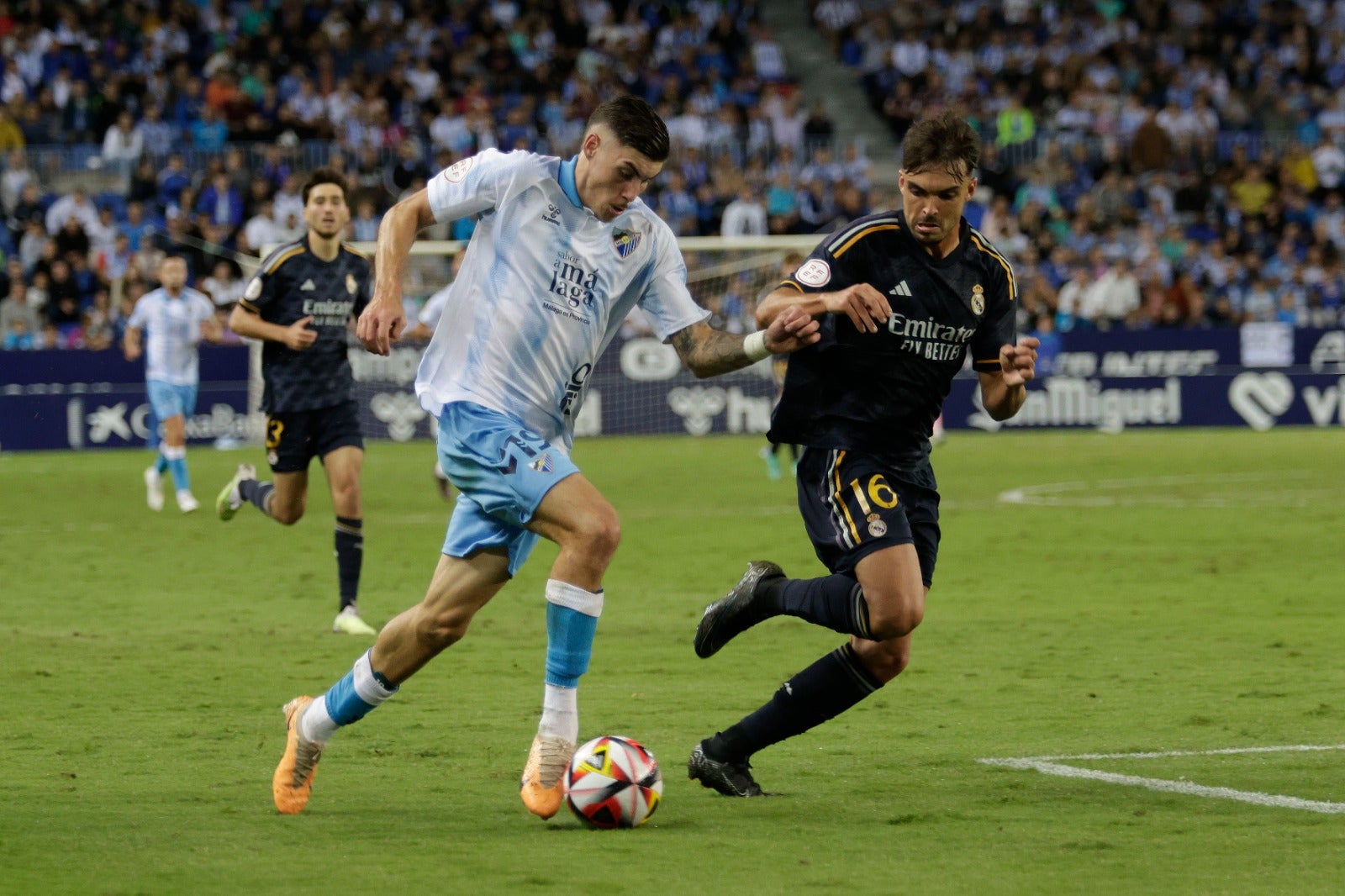 Las mejores imágenes del Málaga - Real Madrid Castilla