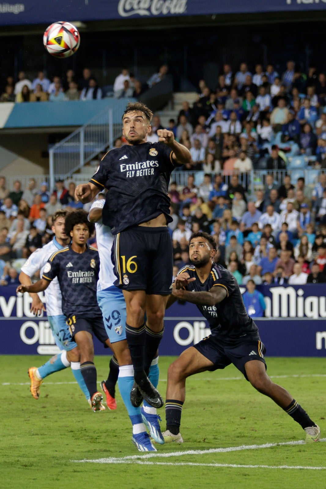 Las mejores imágenes del Málaga - Real Madrid Castilla