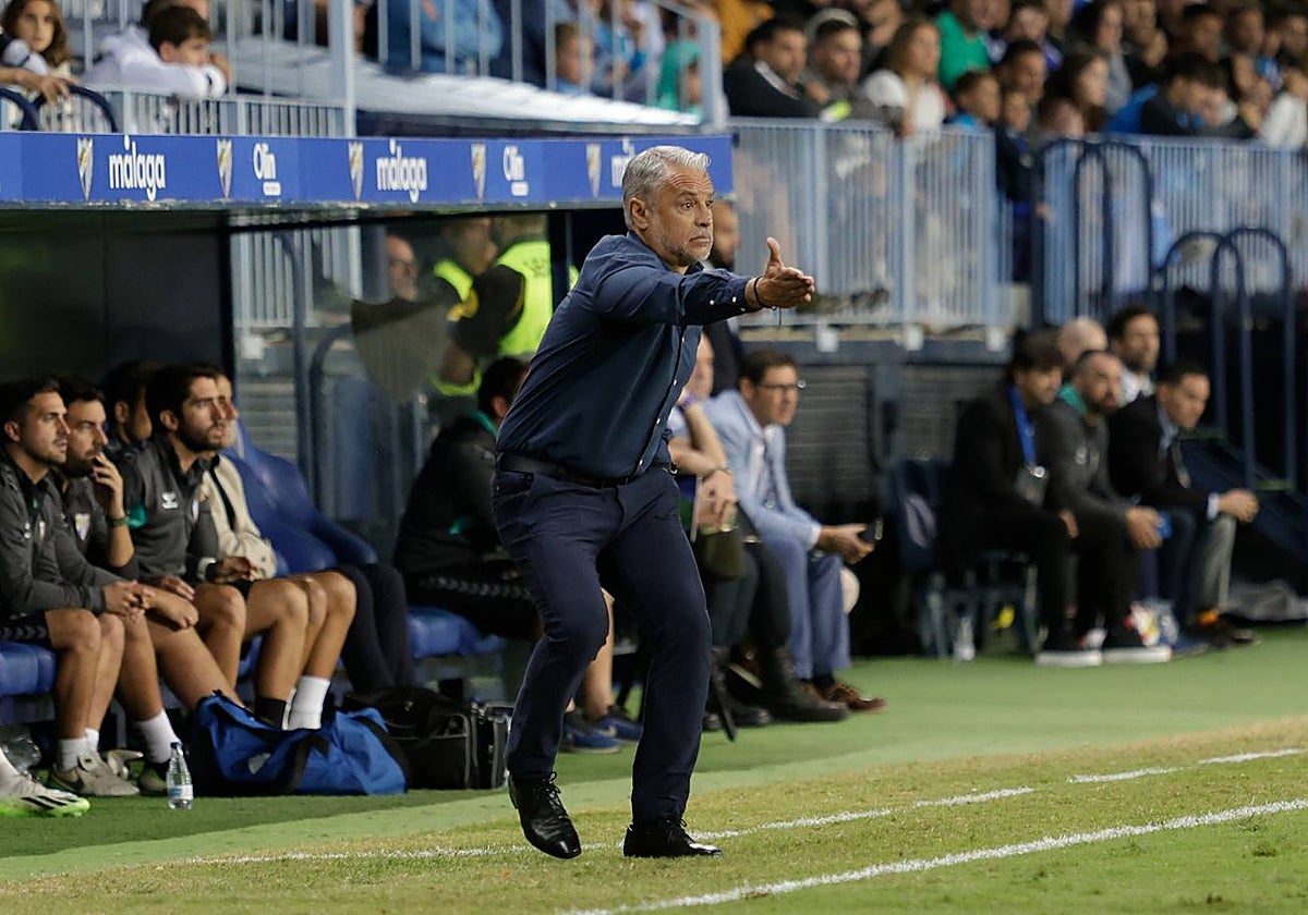 Sergio Pellicer, este sábado ante el Real Madrid Castilla.