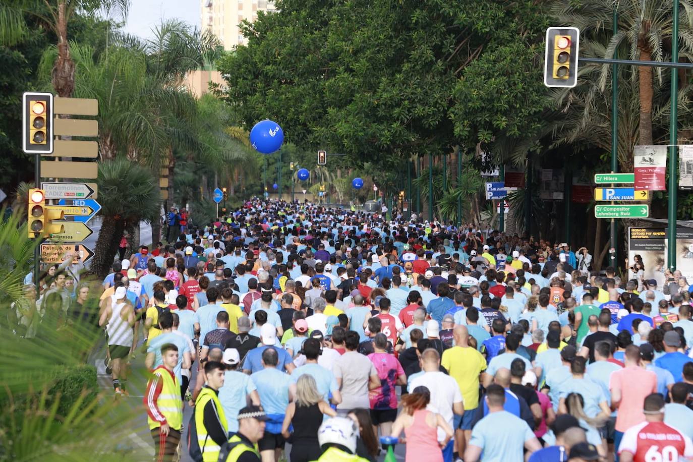 Las mejores fotos de la Carrera Urbana Ciudad de Málaga 2023