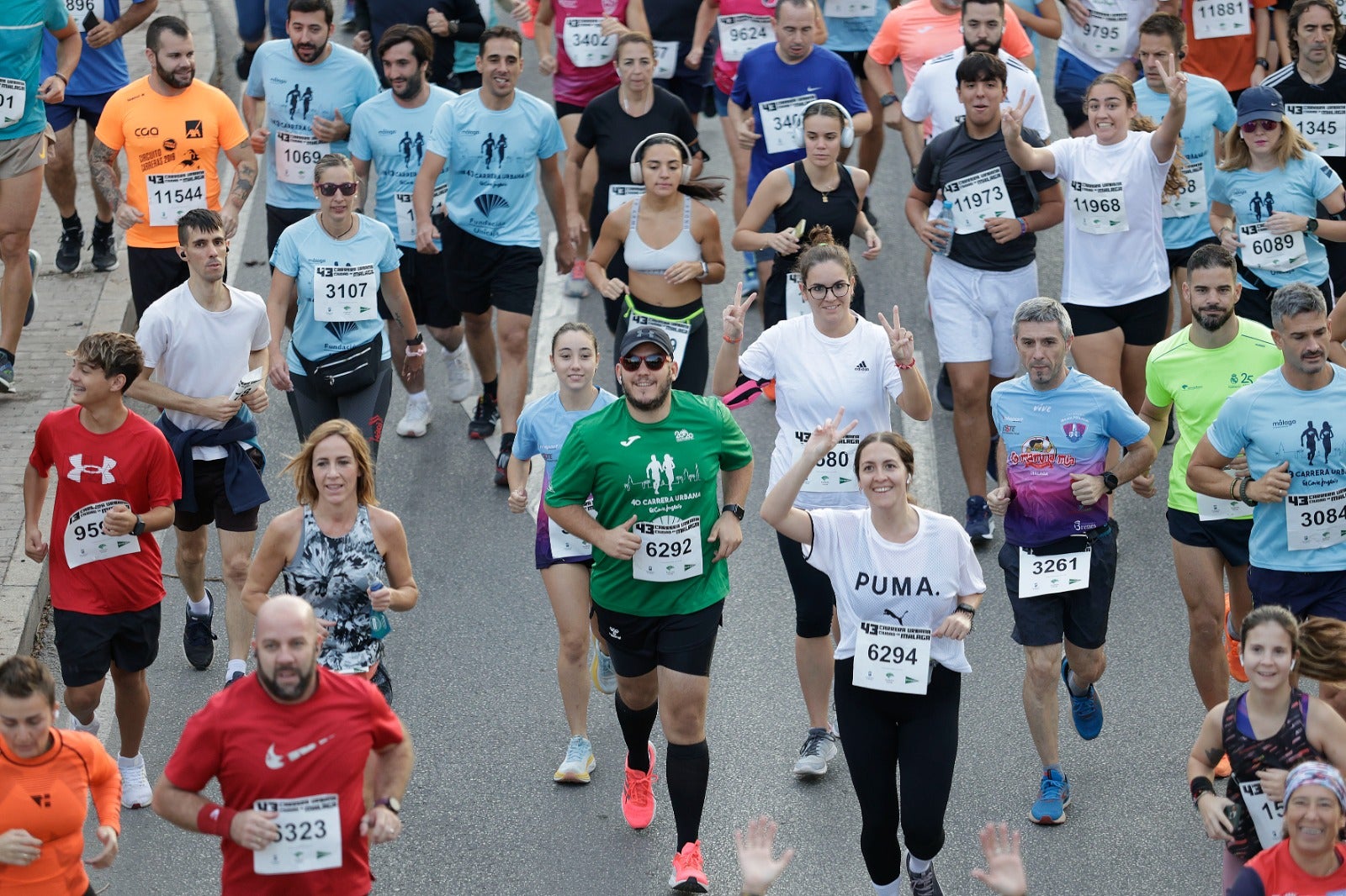 Las mejores fotos de la Carrera Urbana Ciudad de Málaga 2023