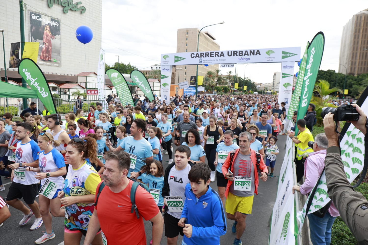 Las mejores fotos de la Carrera Urbana Ciudad de Málaga 2023