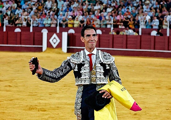 Fortes, en la plaza de La Malagueta en la pasada feria taurina.